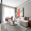 上海89平家庭客厅装修设计图赏析