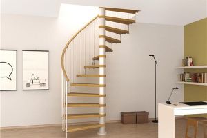 [昆山华易达装饰]旋转楼梯尺寸标准是多少 旋转如何设计