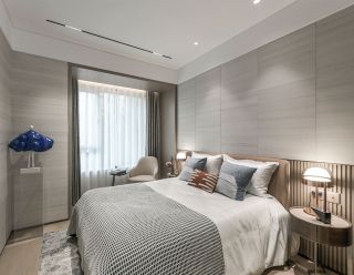 上海78平家庭两居室卧室装修设计图