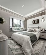 上海家庭卧室飘窗装修设计图片欣赏