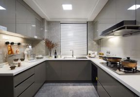 上海现代风格家庭厨房装修设计图