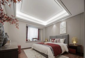 上海家庭主卧室新中式装修设计