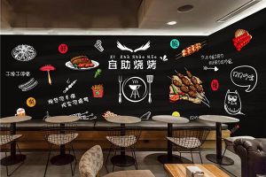 [上海尊景装饰]烧烤店墙壁装修，一定要掌握颜色搭配！