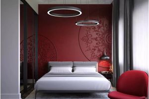 [优品装饰]婚房如何设计，50款红色卧室设计分享
