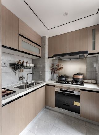 上海家庭厨房橱柜装修实景图大全