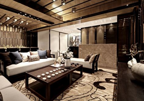 宝裕悦兰湾中式风格120平米四室两厅装修案例