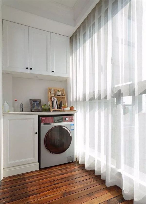 阳台洗衣房设计效果图图片