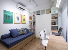 上海70平米房子书房沙发装修装饰图片