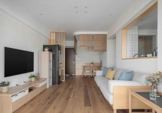 上海70平米房子日式客厅装修效果图