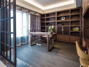 深圳中式风格房子书房装修设计效果图