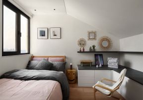 小复式卧室装修效果图 小复式卧室 小户型卧室装修图片
