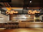 咖啡店现代风格396平米设计图案例