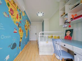 成都小户型儿童房墙纸装饰效果图