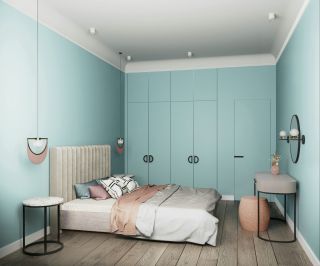 成都北欧风格卧室颜色装饰效果图片