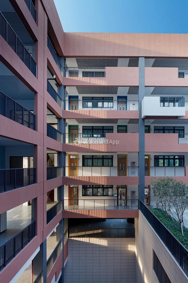 广州学校教学楼外观装修设计图片