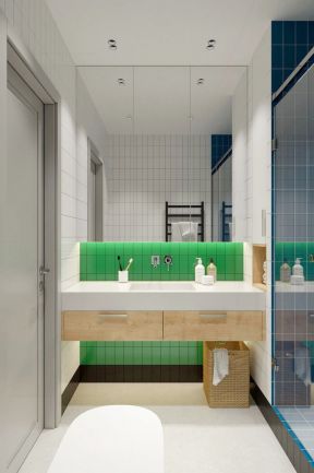广州二手房卫生间洗漱台装修设计效果图