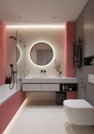 广州二手房卫浴间装修设计实景图
