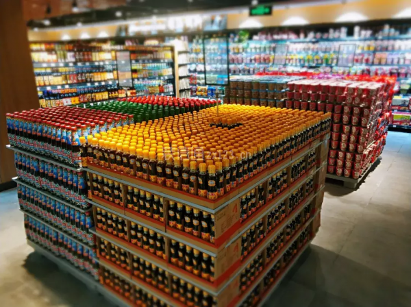 合肥超市装修货架格子式布局