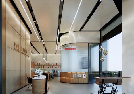 广州尊珑服装办公室650平米现代风格装修案例