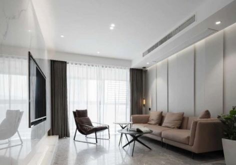 优品道·现代简约风格二居室98平米设计图案例