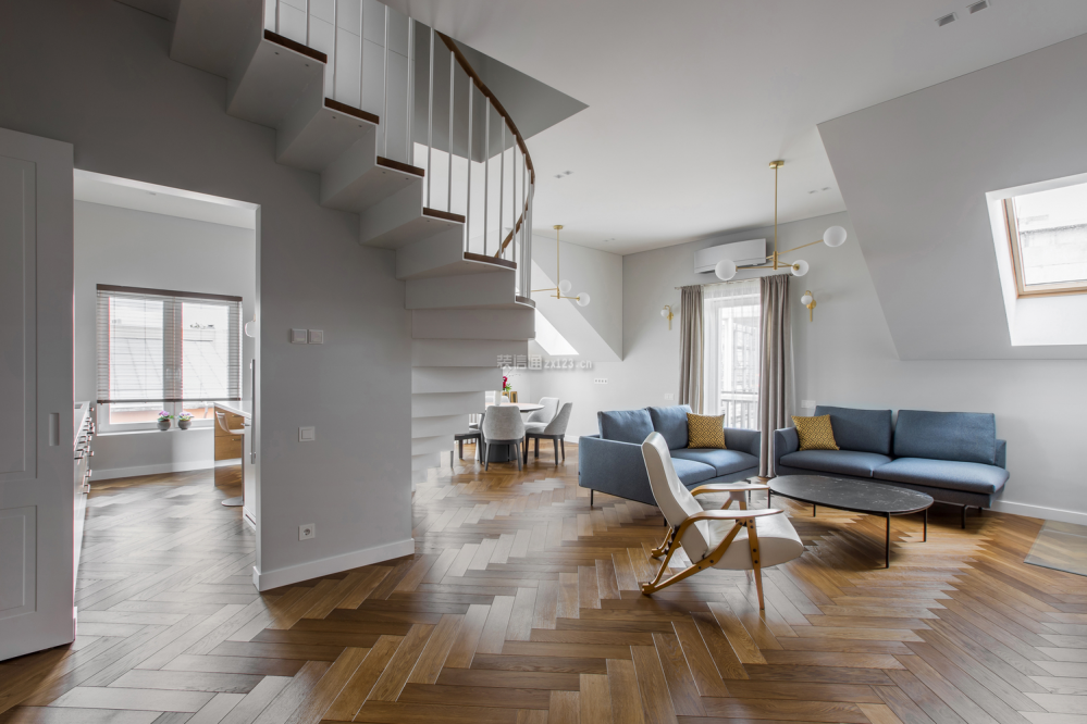 客厅地板装修效果图 客厅地板设计图片