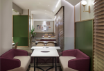 餐饮店北欧风格168平米设计效果图案例