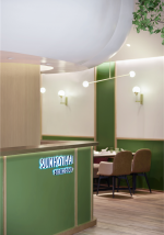 餐饮店北欧风格168平米设计效果图案例