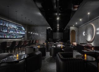 广州现代风格酒吧大厅装修设计图片
