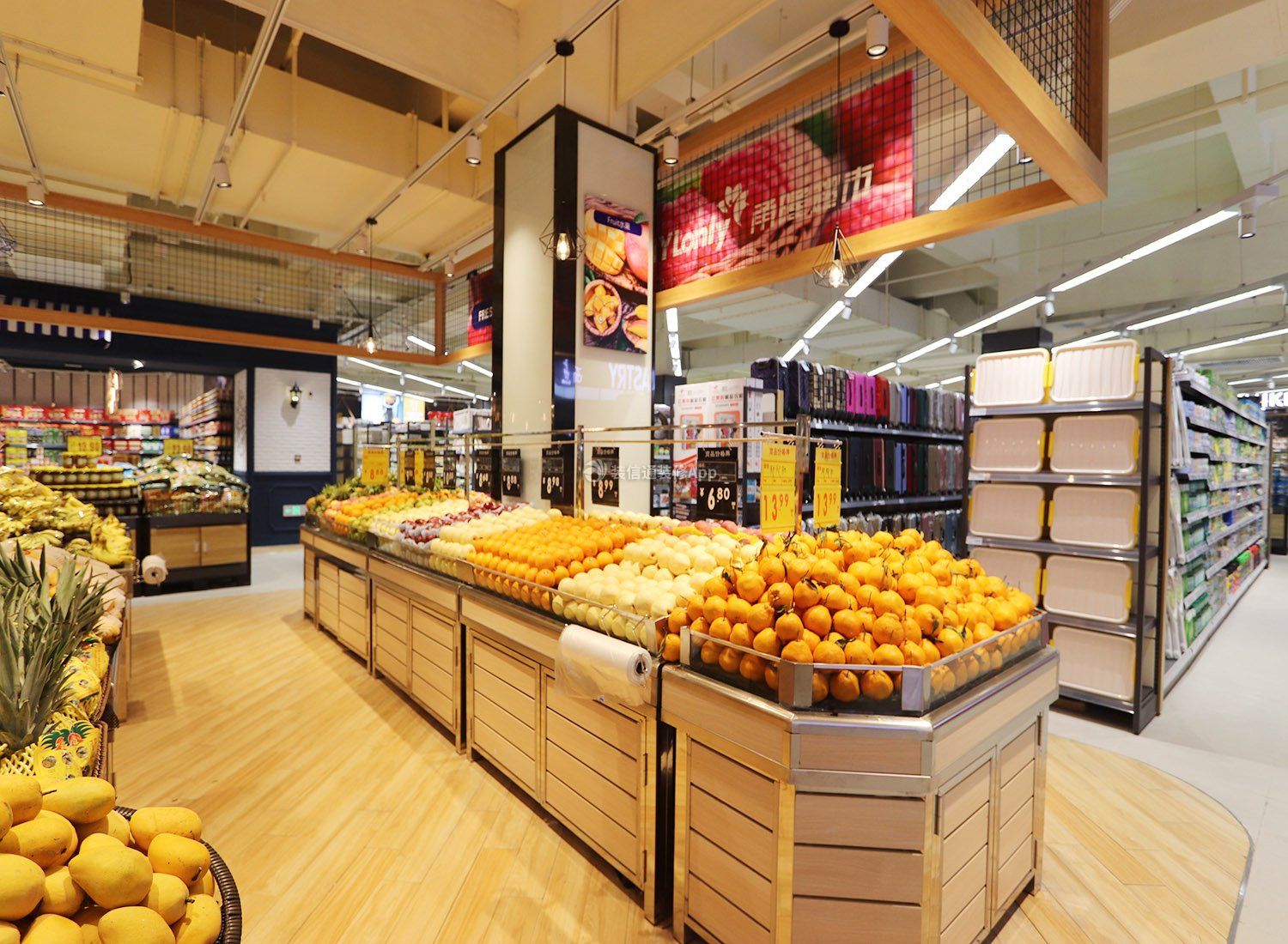 上海超市水果区装修设计图片