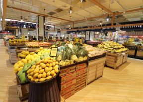 2023上海超市水果区装潢设计图片