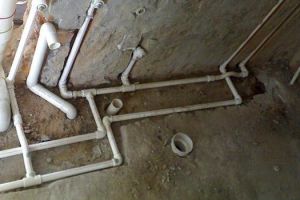 家装pvc排水管安装