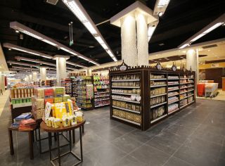 上海大型超市食品区装潢设计图片