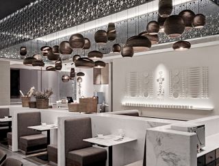 2023成都中餐厅吊灯装修设计图片