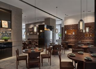 2023成都中餐厅大堂装修设计效果图