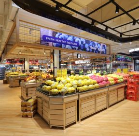 2022生鲜超市卖场装修设计实景图-每日推荐