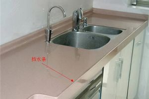 [青岛汉唐装饰]厨房台面挡水条到底要不要装？