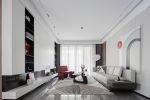 宇虹万花城现代风格三居室123平米装修设计图案例