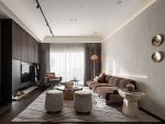 中梁·百悦城美式风格三居室142平米装修效果图案例