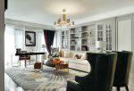 金沙湖高尔夫观邸现代美式140平米三室两厅装修案例