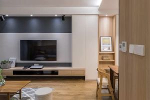 [喜满堂装饰]小户型客厅电视墙如何设计 4个技巧让小户型变宽敞