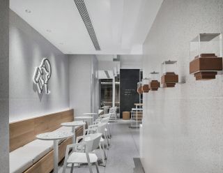 广州连锁奶茶店装修设计图片