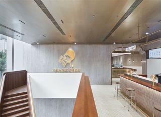 2023广州特色奶茶店装潢设计图欣赏