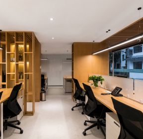 闵行200平小型办公室装潢设计效果图-每日推荐