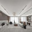 广州大平层毛坯房客厅装潢设计图片