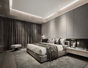 广州现代风格毛坯房卧室装潢设计图片