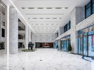 闵行高档办公楼大厅装修设计图片