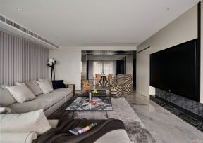 现代客厅装修实景图大全 现代客厅沙发背景