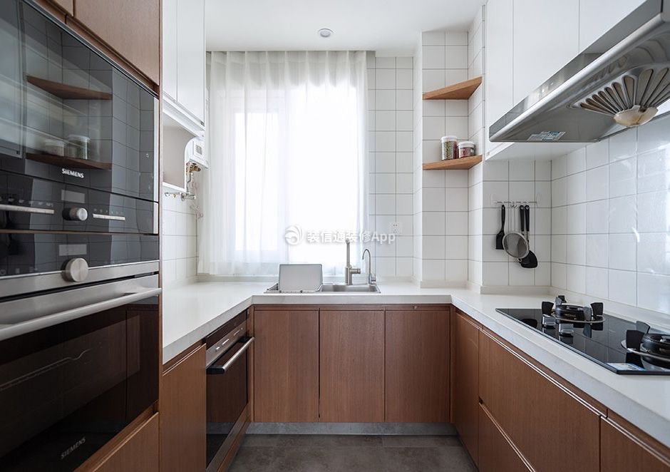 98平家装厨房橱柜设计效果图