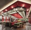 新中式风格餐饮商铺装潢设计效果图片