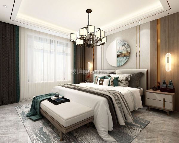 南京星艺装饰133平米卧室装修效果图案例